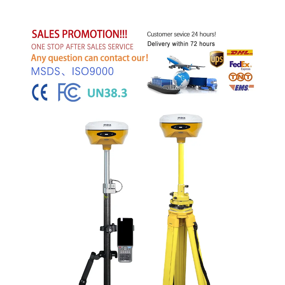 היי מטרה V300 מדידה Rtk ציוד סקר Gnss Rtk VRTK2 IRTK20 V5 V200 V500 מחיר זול דיוק גבוה GPS Gnss מקלט RTK