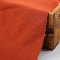 Tissu en lin poly viscose souple personnalisé bon marché tissu d'ameublement en lin pour vêtements