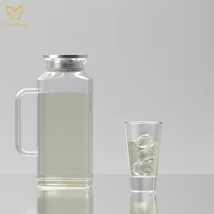 Bouilloire en verre rayé théière eau froide cruche jus boisson bouilloire artisanat bière <span class=keywords><strong>vin</strong></span> <span class=keywords><strong>pichet</strong></span> pour <span class=keywords><strong>Restaurant</strong></span> bar - Product Image 4
