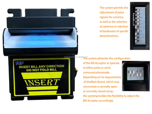 เครื่องตรวจธนบัตรพลาสติกแบบหยอดเหรียญเครื่องรับ L70 TP70เครื่องตรวจธนบัตรแบบหยอดเหรียญ - Product Image 2