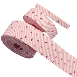 Kersen Streep Strik Huisdier Riem Kraag Cadeau Wikkel Lint - Product Image 1
