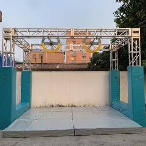 Rueda de mosca grande para interiores y exteriores, patio trasero, gimnasio, obstáculos para Guerrero <span class=keywords><strong>Ninja</strong></span> <span class=keywords><strong>americano</strong></span>, para niños, adolescentes y adultos - Product Image 2