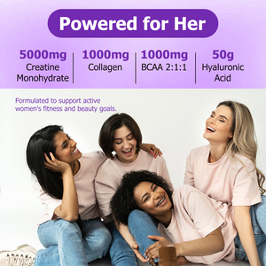 Factory Direct Creatine for Women Gummies with Total Carbohydrates Supports Lean Muscle Growth Stronger Muscles Better Recovery - Product Image 6