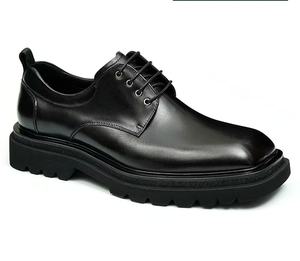 Nouvelles Chaussures d'Affaires pour Hommes, Mocassins Artisanaux en Cuir de Vachette de Haute Qualité pour l'Hiver et l'Automne, Idéales pour Mariages, Fêtes et Marche Pieds Nus - Product Image 5