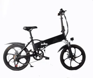 2024 Hot Sale Mini Size Folding Electric Bicycle 400W 48V 14 Inch Electric City Bike Foldable Electric Bike