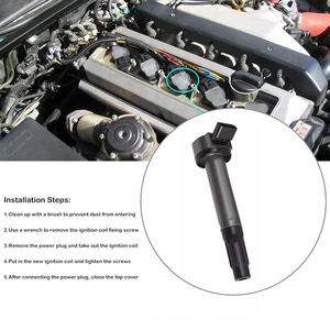 90919-02244 4X kumparan pengapian dan 4X busi untuk 2002-2011 Toyota Camry <span class=keywords><strong>2</strong></span>,4 L / 01-08 Rav4 - Product Image 6