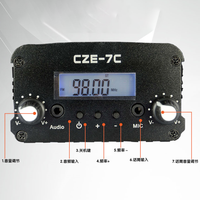 CZE-7C Kablosuz Stereo FM Araç Ses Vericisi Hi-Fi Radyo İstasyonu