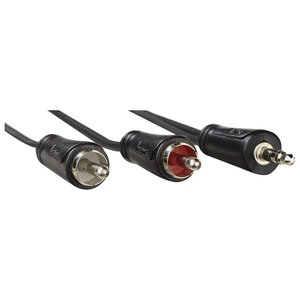 Cavo adaptador Jack Plug 2 RCA Negro 3m 00205111 - Product Image 2