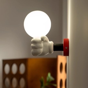 Lampada da Parete Moderna a Forma <span class=keywords><strong>di</strong></span> <span class=keywords><strong>Topolino</strong></span>, Luce Notturna Portatile - Product Image 4
