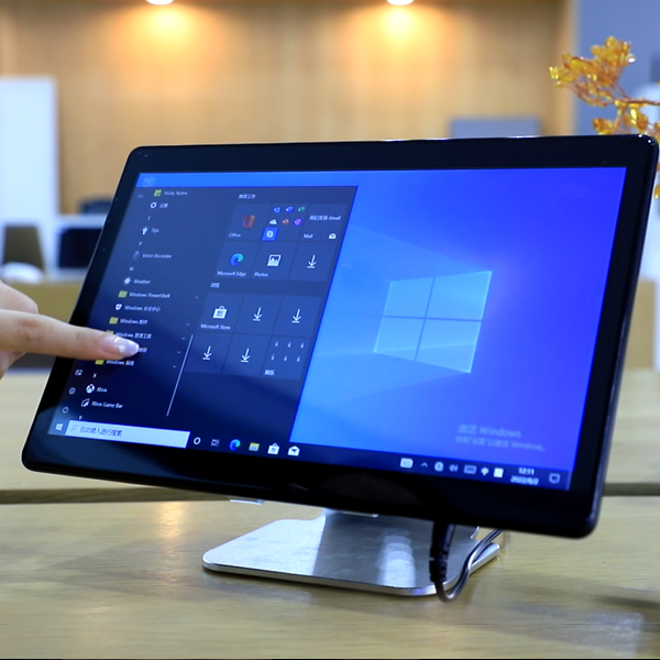 Win 10 pro 11,6 дюймов 1920*1080 IPS 4G + 64 ГБ человеческие компьютерные интерфейсы Настольный сенсорный компьютер промышленная сенсорная панель ПК