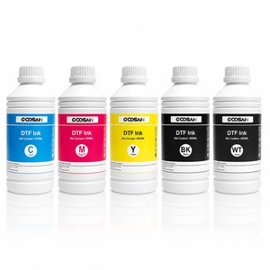หมึกพิมพ์ DTF สีขาว CMYK 1000 มล. ชนิดน้ำ ความเข้มข้นสูง สำหรับพิมพ์แบบ Direct to Film Transfer ดิจิทัล ขายส่งสำหรับเครื่องพิมพ์ - Product Image 1
