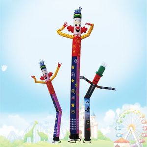 Air Dancer <b>Inflatable</b> 12 Ft Plus <b>Halloween</b> Clown And Pumpkin Design Multi Color Electric Air Pump Plug Powered - Product Image 2