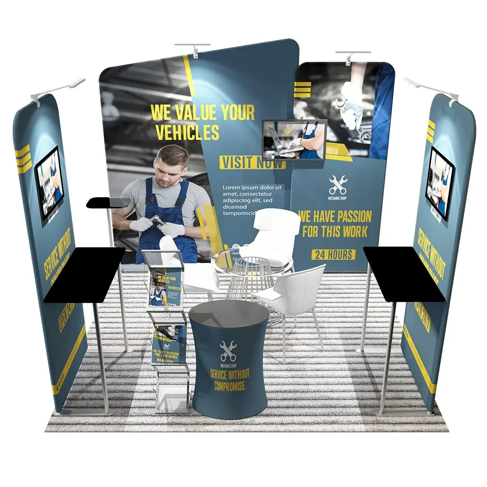 Custom סחר להראות תצוגת ות Stand ביתן תערוכת עבור Tradeshow אקספו משלוח מהיר תערוכה בות