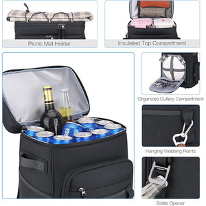 Custom Logo Large Capacity Thermal Insulated Waterproof <strong>Cooler</strong> Bag Backpack <strong>Back</strong> <strong>Pack</strong> for Picnic Outdoor Camping Travel - Product Image 2