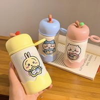 Nouvelle Tasse Thermos Isotherme Portable Mignonne pour Filles, en Acier Inoxydable 316, Motif Dessin Animé, Qualité Alimentaire, Maintien Thermique 6-12 Heures