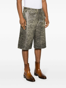Pantaloncini da <span class=keywords><strong>uomo</strong></span> di qualità LEDUO con Logo personalizzato stile moda pantaloncini da <span class=keywords><strong>uomo</strong></span> <span class=keywords><strong>Bermuda</strong></span> in pelle sintetica - Product Image 3