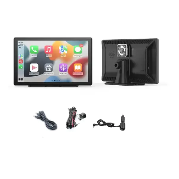 Smart Screen GPS Dash Cam Auto Play Bluetooth Dash Kamera mit Rückfahr kamera Tragbarer Auto monitor