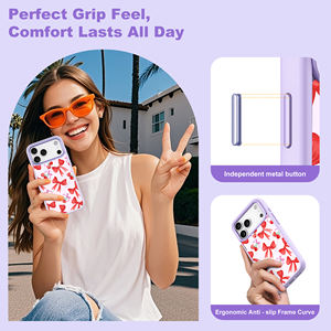 Ốp lưng thay thế trong suốt bán chạy năm <span class=keywords><strong>2025</strong></span>, thiết kế nhiều lớp từ tính, hỗ trợ sạc không dây cho iPhone 15 16 17 Pro Max - Product Image 3