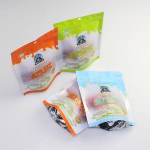 Source factory Packaging milk candy Stand <b>Bag</b> Food Grade Black Matte Aluminum Foil Laminated Moisture Proof Glossy package - Product Image 6