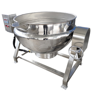 <span class=keywords><strong>Olla</strong></span> <span class=keywords><strong>a</strong></span> Presión Industrial de Acero Inoxidable OCEAN de 200 Litros, Tipo GLP, <span class=keywords><strong>con</strong></span> Chaqueta de Cocción, Vaporera y Mezclador - Product Image 3