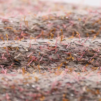 Wholesale 6.8Nm Flower Fairy Knitted Yarns 70%Polyester 22%Acrylic 5%Wool 2%Frame 1%Scallion Blended Color Yarns