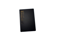 Carte de visite NFC en métal noir mat personnalisée, impression sur mesure, acier inoxydable