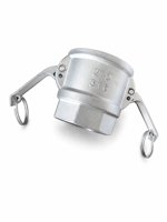 Raccord rapide Camlock en acier inoxydable 304 316, lisse, résistant à la corrosion, type D, coupleur femelle, filetage femelle
