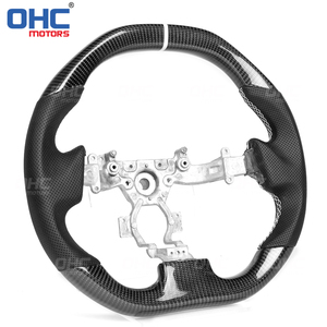 Volante de fibra de carbono real para <span class=keywords><strong>Nissan</strong></span> <span class=keywords><strong>Gtr</strong></span> R35 Gt-R R35 Skyline Volante Ohc Motors - Product Image 4
