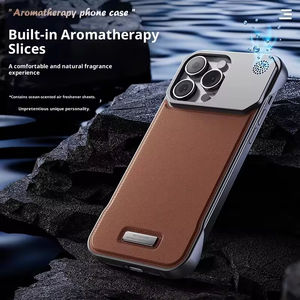 Funda Magnética con Aromaterapia sin Bordes para iPhone 17, Funda Protectora de Cuero Anti-Caídas para Apple 16 Pro Max 15 - Product Image 4