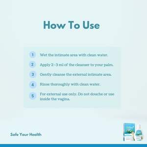 Limpiador Íntimo Natural de Alta Calidad, Antibacterial, Cuidado Total, con Aloe Vera, Control de Olores, Equilibrio del pH, Uso Diario - Product Image 5