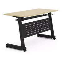 Bureau multifonctionnel Table de conférence pliante Table de formation et chaise Combinaison épissage Bureau moderne