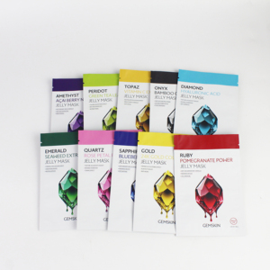 Pochettes en plastique debout anti-odeur de haute qualité pochettes à fermeture éclair sacs de masque de gelée à fermeture éclair en plastique - Product Image 1