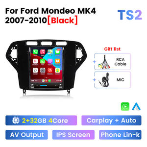 फोर्ड मोनदेव 2007-2010 जीपीएस कारप्ले कार ऑटो ब्लैक एंड्रॉइड 12 वाईफ़ाई 2 दिन - Product Image 5