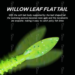 3.6mm 0.4g 10 pz/borsa Wobblers Mini Ocean Rock Fishing esche morbide gomma Soft bait verme morbido esche artificiali spigola in Silicone pesce - Product Image 5