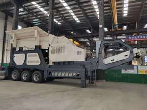 Giá cả phải chăng bền lốp di động tác động Máy Nghiền đá với Feeder giải pháp hoàn hảo cho khai thác mỏ xây dựng đá nghiền dự án - Product Image 2