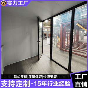 สำนักงานคอนเทนเนอร์ดัดแปลงขนาด 20 ฟุต ดีไซน์อุตสาหกรรม สำหรับใช้เป็นร้านค้าและสำนักงาน - Product Image 5
