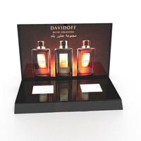 Produit haut de gamme Glorifier unité comptoir cosmétique parfum luxe huile présentoir bouteille acrylique transparent Glorifier avec affiche