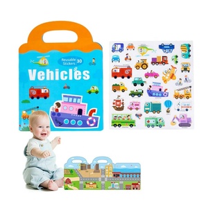 Livre d'activités magnétique Montessori pour la maternelle, livre silencieux avec autocollants, jouets éducatifs de puzzle magnétique pour les enfants, garçons et filles - Product Image 1