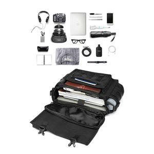 <span class=keywords><strong>Ozuko</strong></span> กระเป๋าคาดลำตัวผู้ชายทำจากโพลีเอสเตอร์,กระเป๋าเอกสารสะพายไหล่สำหรับใส่เล่นกีฬาปรับแต่งได้ปี9445 - Product Image 5