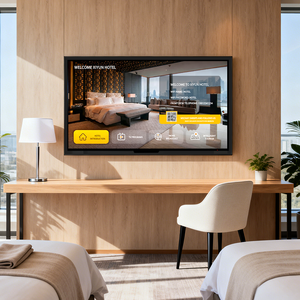 Téléviseur intelligent pour l'hôtellerie de <span class=keywords><strong>32</strong></span> à 65 pouces, fonctionnement 24h/24, minuterie de mise en veille, intégration du logo de l'hôtel, faible MOQ - Product Image 1