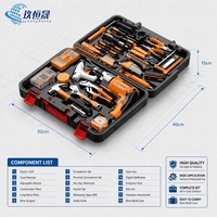 Ensemble d'outils de réparation complet pour électricien professionnel, multifonctionnel, industriel, pour la maintenance, la réparation domestique et la quincaillerie