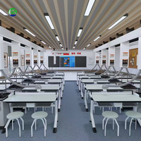 Équipement de laboratoire scientifique en acier pour les écoles, design moderne, table et chaise de laboratoire fabriquées au Guangdong