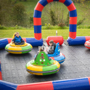 Offre Spéciale jeu de sport de plein air à louer commercial PVC gonflable Go Kart clôture mur gonflable autos tamponneuses piste de course à vendre - Product Image 5