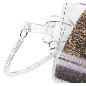 4 Section Bulk Food Bins Commercial Kitchen Acrylic Cereal Storage Containers for Self-serve <strong>Breakfast</strong> <strong>bar</strong> - Product Image 4