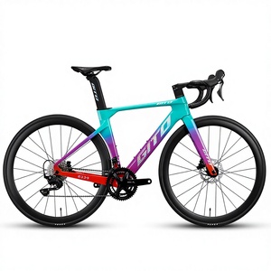 Bicicleta de Carretera GITO de Fibra de Carbono, 24 Velocidades, Grupo Shimano 105, Frenos de Disco Hidráulicos, Ruedas de Carbono de 27 Pulgadas, Bicicleta de Carreras - Product Image 6