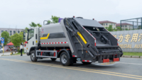 Camion à ordures compacteur diesel KAILIFENG de haute qualité 7m3 petit camion avec boîte de vitesses moteur conçu pour la collecte des déchets