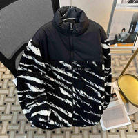 Nouvelles vestes amples à la mode, col montant en polaire tricoté, conçues pour l'automne et l'hiver