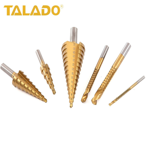 Broca escalonada de titanio recubierta anticorrosión con dientes de sierra para reparación automotriz, procesamiento mecánico y chapa metálica - Product Image 4