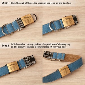 Silent Silicone <strong>Dog</strong> <strong>Tag</strong> No Noise <strong>Personalised</strong> Pet Collar Name <strong>Tags</strong> Engraved ID - Product Image 4