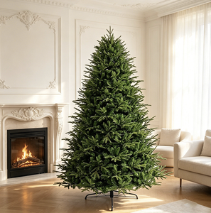 Árbol de Navidad Chino Iluminado en Blanco Cálido Realista de 150-240cm para Exhibiciones en Ventanas de Hoteles y Centros Comerciales; Mezcla Densa de PE - Product Image 6
